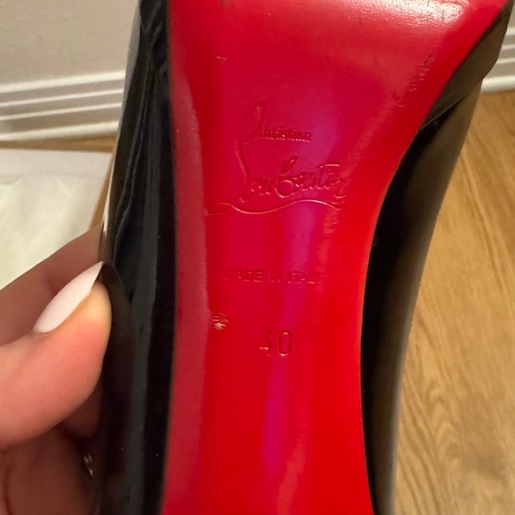 Christian Louboutin Paris Simple 120 mm Simple Pump Black Patent Leather - Picture 8 of 12